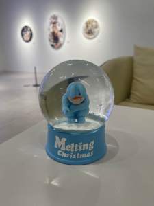 Melting Christmas regular crystal ball snowball