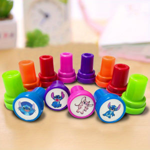 12/36Pcs Lilo & Stitch Stamp Party Favors Stitch Theme Seal Birthday Giveaway for Kids Boys Fun Souvenir Baby Shower Stampers