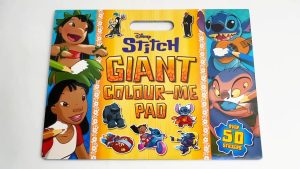 Disney Lilo & Stitch Giant Colouring Pad With Over 50 Stickers