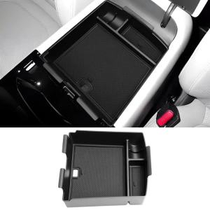 ABS Center Console Organizer Tray For Hyundai Tucson 2025 2026 (Column Shift Only) Non-Slip Armrest Storage Box Car Accessories