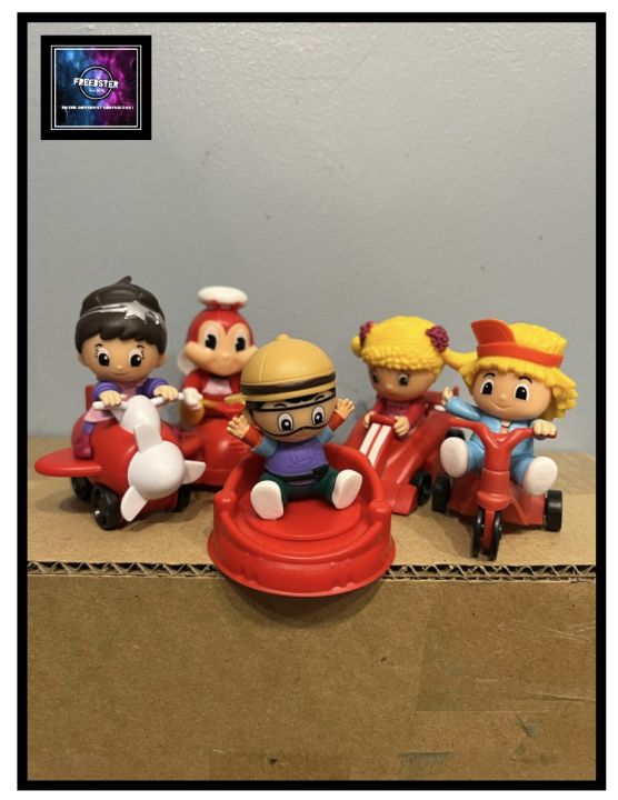 Jollikids On Wheels Jollibee Toys (Jollibee Kiddie Meal Toys