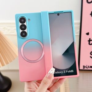 szhaiyu | Shockproof Gradient Color Phone Case For Samsuang Galaxy Z Fold 8 7 6 5 4 Ultra For Magsafe Magnetic Hinge Protection Cover