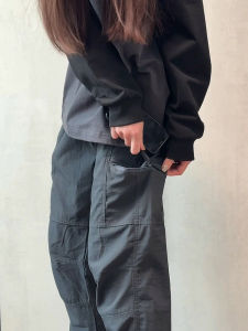 กางเกงปีนเขาแบบลำลองสำหรับผู้ชาย กางเกงขายาวทรงหลวม ระบายอากาศได้ดี แห้งเร็ว ป้องกันน้ำ ทรงลำลอง ฤดูร้อน 2024