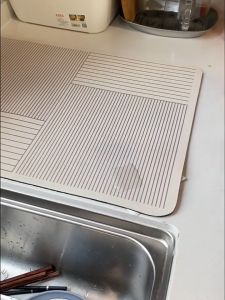 Coffee Machine Absorbent Pad Kitchen Drain Pad Dinnerware Placemat Desktop Decor Pads