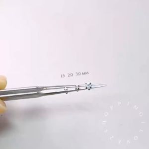 Titanium steel Korean mini earrings/nose ring hypoallergenic small and exquisite round love nose nails钛钢鼻钉