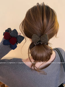 Elegant Cotton Filled Butterfly Knot Hair Ties for Women 3D Hair Bands Hair Bands Hair Accessories Romantic Korean Style