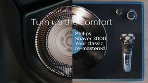 Máy cạo râu khô và ướt 5D Pivot & Flex Heads Philips Norelco S3212 Seri 3000 - Hàng Nhập Khẩu