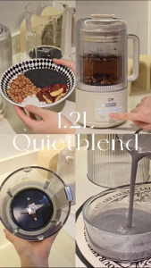CW Cadware Pioneer 1.2L Quietblend Pro | High Speed Silence Blender | Mini Blender | Grinder | Soymilk Rice Cereal Juice Soup Porridge