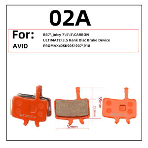 MEROCA Resin Bicycle brake pads for Shimano MT200 M375 M445 BB5 HB100 Mountain Bike Hydraulic Disc Brake Pads