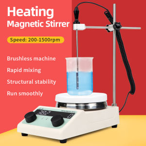 Heating Magnetic Stirrer Hot Plate Lab Stirrer Digital Display thermostat Mixer Lab Equipment  With Stir Bar