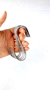 Couspan (5 cái) - Móc Chữ S Inox - Móc Treo Đồ Móc Treo 2 Đầu Móc dấu hỏi Móc Treo Đồ Nhà Bếp Nhà Tắm
