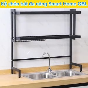 Kệ để đồ đa năng trên bồn rửa thiết kế 1 tầng chất lượng cao đầy đủ phụ kiện