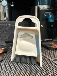 Bàn Cà Phê Máy Giũa Cà Phê Máy Ép Bột Cọ Vệ Sinh Bàn Cọ Mềm Cọ Khô Ướt Dùng Hai Mặt Chổi Quầy Bar