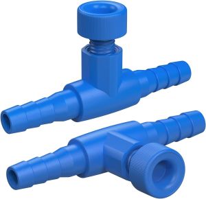 100PC Aquarium Control Valves Air Pump Air Hose Connector/Control Regulator for 3/16"ID Tubing