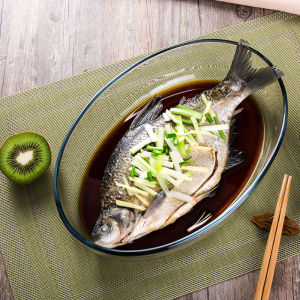 CRISTALGLASS | Creative Nordic Glass Heat-Resistant Fish Plate