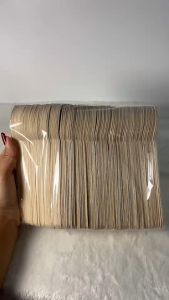 ช้อนไม้แบบ Greenearth ช้อนทานอาหาร ช้อนไบโอ ขนาด 16ซม (แพ็ค 100ชิ้น)