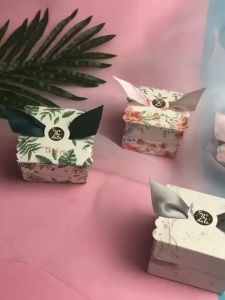 🇲🇾 Wedding Party Birthday Favour Goodies Gift Souvenir Doorgift Candy Diamond Shape Box Kotak Gula Telur Majlis Kahwin