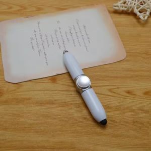 Multi-function Gyroscope Pens Decompression Toy Gyro Spinner Light Fidget Toy Pen With Relief Stress Led Adult Finger Ballpoi