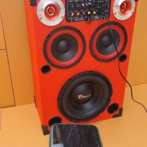 ดอกซับ 10 นิ้ว ลำโพงบลูทูธ ดอกกลาง 6.5นิ้ว ดอกแหลม 4 นิ้ว วัสดุหุ้มหนัง งานสวย เสียงใส ลำโพงบลูทูธ ไม่มีแบตในตัว