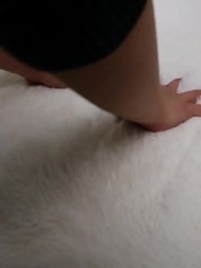 VIKAMA White Oval Shaggy Rug Fluffy Long Pile Area Rug Non Slip Soft Plush Carpet for Living Room Bedroom Nursery Decor