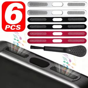 6Pcs For iPhone 18 Series Speaker Dust Cover Anti Lint Fine Mesh Metal Protector Multi Color Options Durable Deformation Resistant