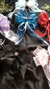 Kẹp Tóc/ Cột Tóc nơ Voan  cao cấp Cho người lớn và trẻ nhỏ.(Hình Thật)