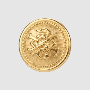 ปุ่มโลหะสีทอง Pingguowu ปุ่มโลหะสีทองสากลแบบสีเขียวปุ่มเสื้อผ้าระดับไฮเอนด์สำหรับงาน DIY ปักผ้า แหล่งกำเนิด:ญี่ปุ่น