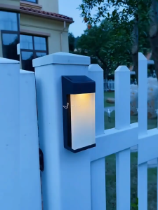 4PCS Solar Wall Lamp LED Outdoor Wireless Light IP65 Waterproof Smart Lighting Control for Garden Courtyard