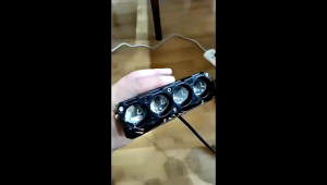 2pcs Lampu Tembak LED Laser D2 D3 Transformer 4 Mata Lampu Tembak SQL Mini Driving Lampu Tembak Laser LED D3 SQL 4 Mata 3mata Putih Kuning / Lampu Tembak /sorot suku cadang mobil anti air Lampu sorot super terang