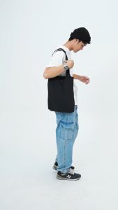 JB Taslan Totebag Black