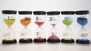 นาฬิกาทรายจับเวลา 1/3/5/10/15/30นาที