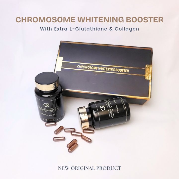 Chromosome Whitening Booster - Suplemen Pemutih - Pemutih Badan - Pemutih  Kulit Bahan Sakura Dan Glutathione Collagen Untuk Kulit Putih - Lazada
