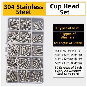 BAIRUITE | 304 Stainless Steel Hex Cap Head Screw
