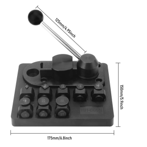 Ring Bender Machine for Jewelry Metal Ring Rolling Tool Bend Forming Earring Crafting Set Jewelry Making Essential Equipment