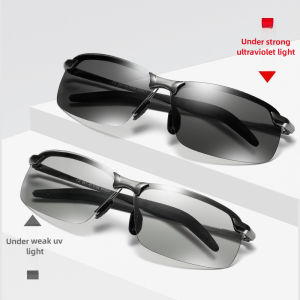 Photochromic Sunglasses Men Polarized Driving Chameleon Glasses Male Change Color Sun Glasses Day Night Vision Driver Eyewear