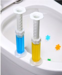 Toilet Bathroom Scrubble Bubble Cleaner Cleaning Toilet Bowl Cleaner Gel Syringe Fragrance Bathroom Deodorant 马桶开花洁厕凝胶