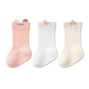 3Pairs/set Newborn Baby Socks For Girls Boys High Quality Cotton Toddler Socks Autumn Winter Cute Cartoon Childrens Sock 0-5Y