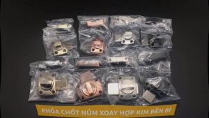 Khóa Chốt Núm Xoay Hợp Kim Bền Bỉ An Toàn Phù Hợp Nhiều Loại Cửa