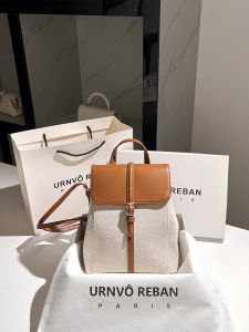 กระเป๋าเป้สะพายหลังผู้หญิงหนังเทียมผ้าลายลำลองขนาดใหญ่สำหรับเดินทาง กระเป๋าสะพายไหล่แบบเดี่ยว กระเป๋าเดินทางแบบลำลอง