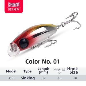 KINGDOM | Slow Sinking Micro Minnow Lure