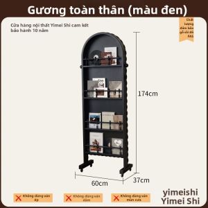 Gương Treo Tường Gỗ Nguyên Miếng Cổ Điển