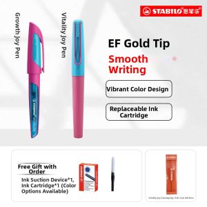 STABILO | Student Use Wear-resistant Fountain Pen Ink Cartridge Replaceable