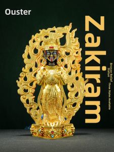 OSITE | All-gold-plated Gem-encrusted Female Wealth Goddess Statue