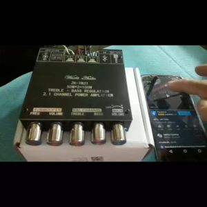 0 ซับวูฟเฟอร์เครื่องขยายเสียง ZK-TB21 สำหรับแอมป์จิ๋ว แอมจิ๋ว บลูทู ธ 2 ซัพ 50W + 100W ระบบ TPA3116D2 ซิฟ พร้อมจัดส่ง