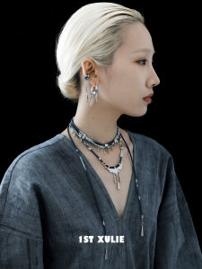 1ST XULIE | Khuyên Tai Dạng Cuff Có Tassel Phong Cách Dân Tộc cho Tai Không Xỏ