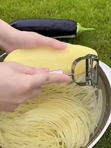 New Sale Stainless Steel Dual Side Vegetable Peeler With Peeling And Julienning Functions For Kitchen Fruit Vegetable Prep