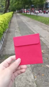 Combo 100 Bao Lì Xì Mini 8x9cm Màu ĐỎ – Đựng Tiền Nhỏ Đi Chùa Phát Thưởng