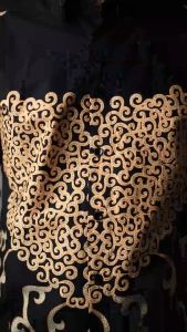 DGM Batik Pria Lengan Panjang Motif Akar Gold Premium 1236