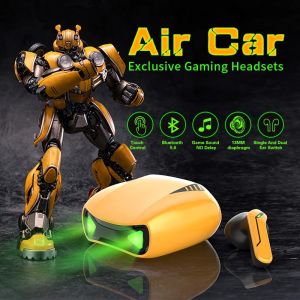 [เคลียร์สต๊อก ราคาต่ำสุด] Air Car Hornet หูฟังไร้สาย TWS ไร้สายสำหรับเล่นเกม คุณภาพเยี่ยม แบตเตอรี่ใช้งานได้ยาวนาน หูฟังบลูทูธไร้สายสำหรับฟังเพลง
