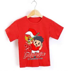 PROMO KEMERDEKAAN Kaos Anak Laki-Laki Edisi 17agustus Edisi Kemerdekaan